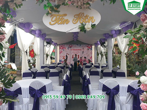 Cho thuê rạp cưới tại Bình Phước