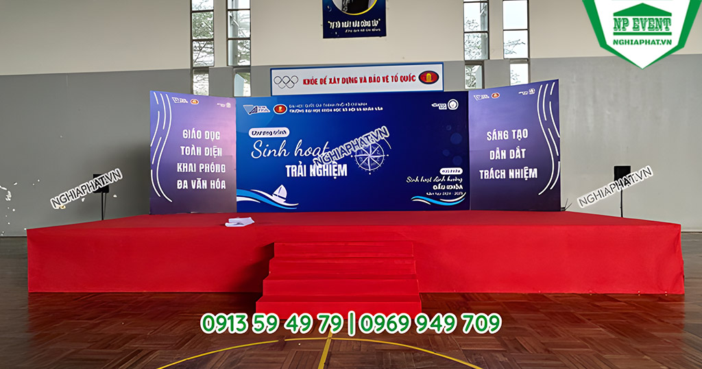 cho thuê sân khấu - photo booth
