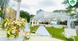 Cho thuê nhà bạt truss nhôm đám cưới