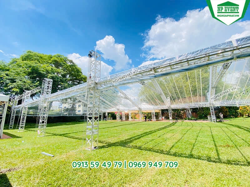 Cho thuê nhà bạt truss nhôm sự kiện