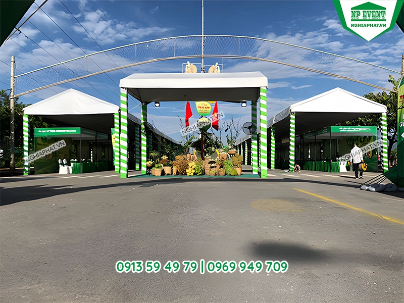 Nhà bạt sự kiện phục vụ chương trình đông người