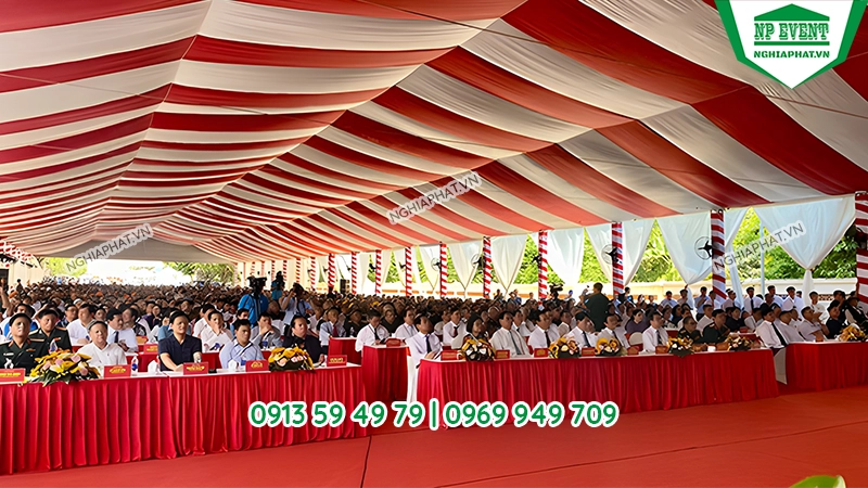 Cho thuê nhà bạt không gian và nhà bạt sự kiện ngoài trời