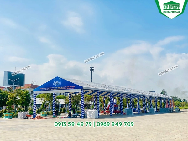 Cho thuê nhà bạt sự kiện cho chương trình đông khách