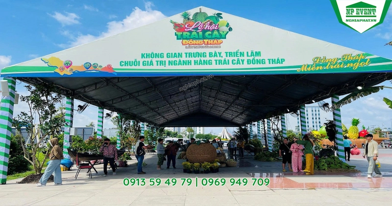 Nhà bạt không gian lớn phục vụ sự kiện ngoài trời